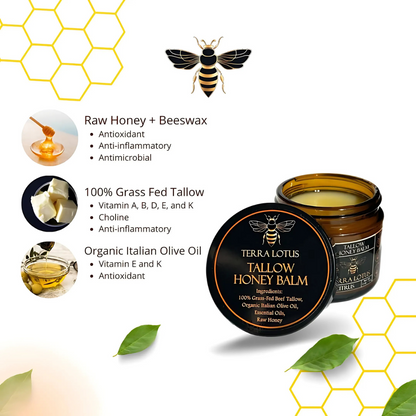 Organic Beef Tallow & Honey Balm